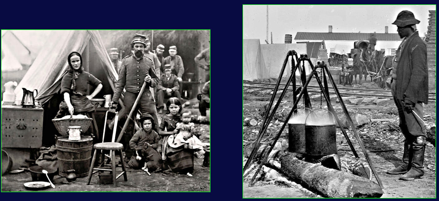 Union Families in Camp, 1862